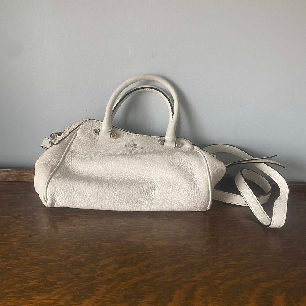 Kate Spade Vintage White Leather Handbag Limited Edition Original Kate Spade bag - Picture 7 of 10